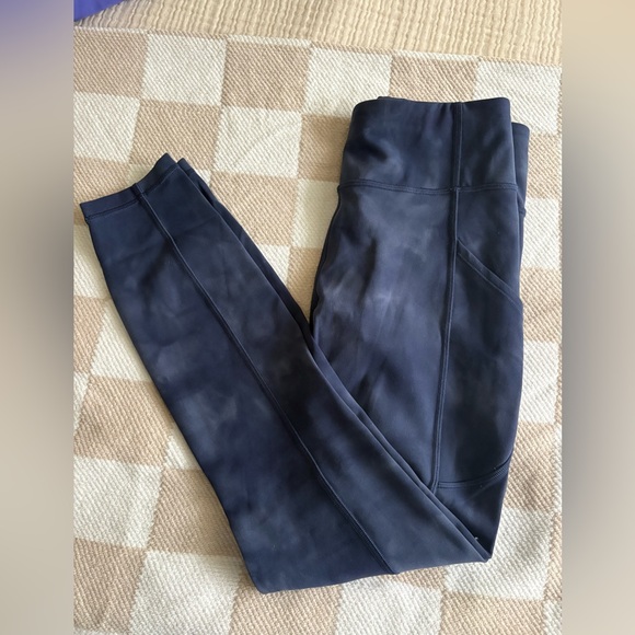Lululemon Athletica Deep Blue Leggings - Picture 1 of 3